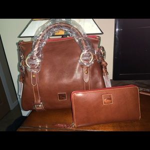 NWT Dooney Small Satchel & Wallet